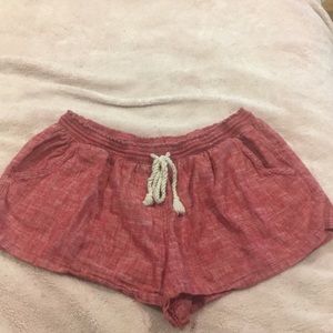 Red Summer Shorts